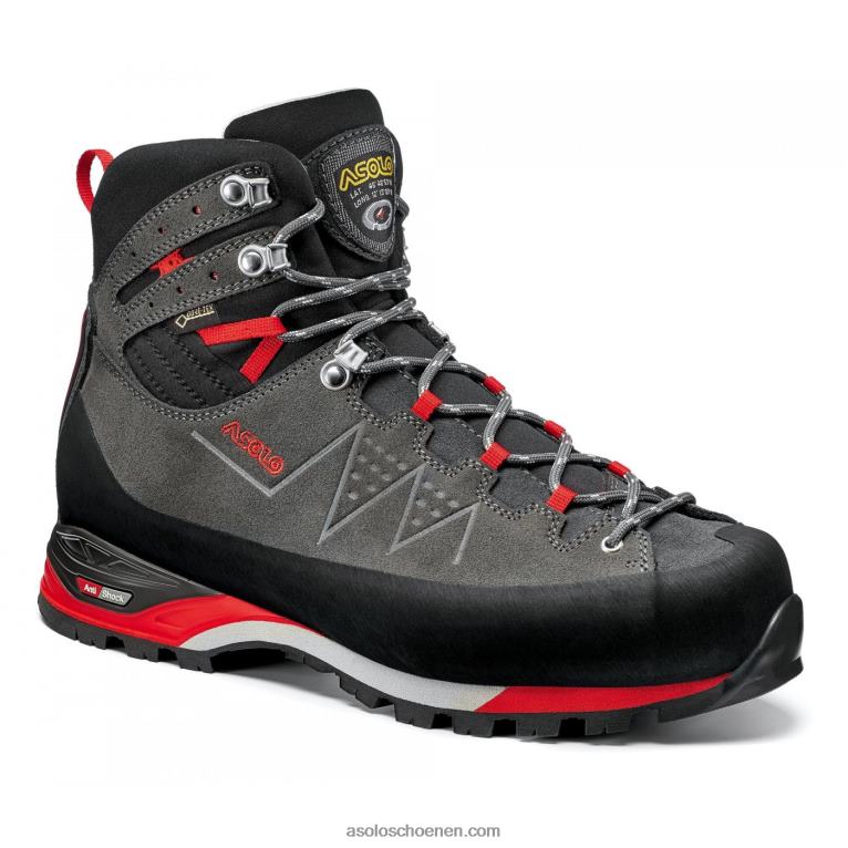Asolo traverse gv mannen RRT0873 grafiet/rood