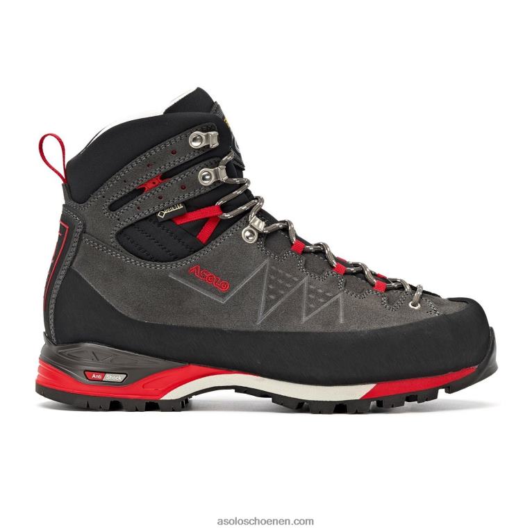 Asolo traverse gv mannen RRT0873 grafiet/rood