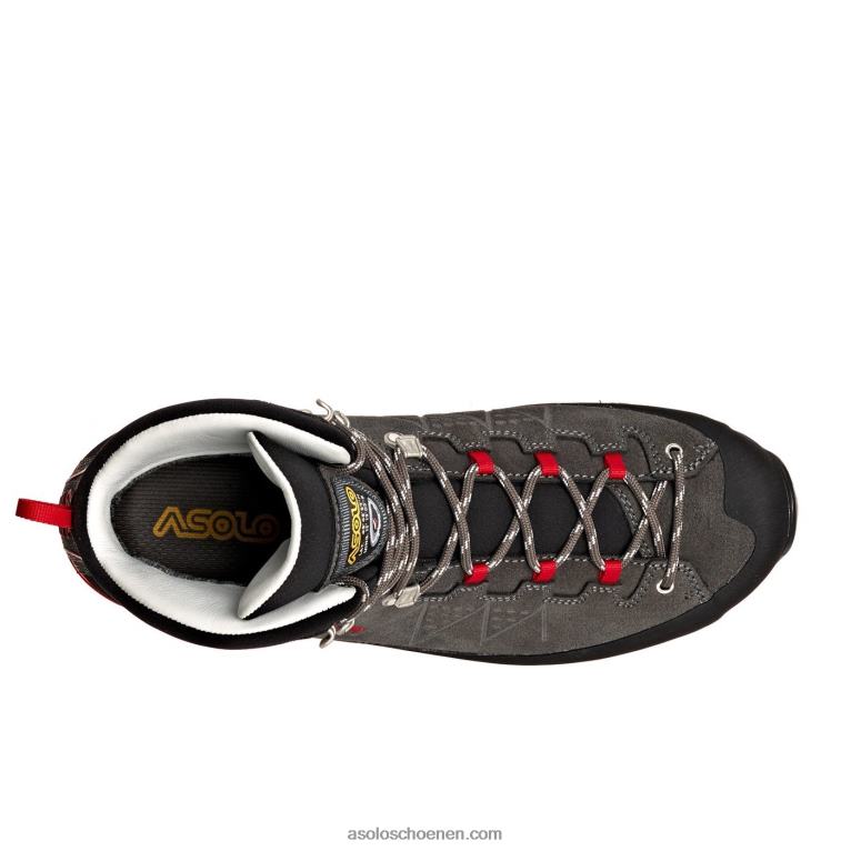Asolo traverse gv mannen RRT0873 grafiet/rood