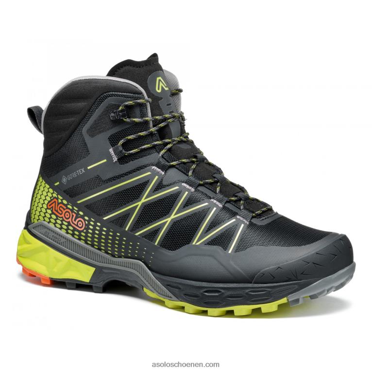Asolo tahoe mid gtx heren RRT08112 zwart/veiligheidsgeel
