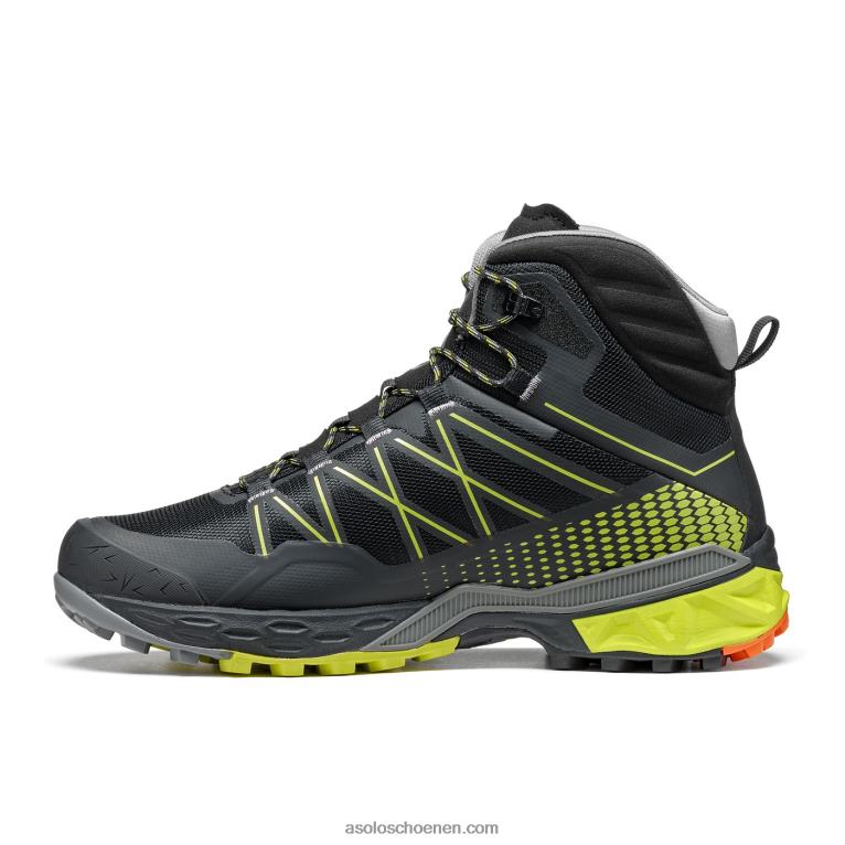 Asolo tahoe mid gtx heren RRT08112 zwart/veiligheidsgeel