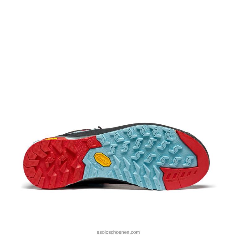 Asolo eldo mid gv vrouwen RRT08139 celadon/poppy rood